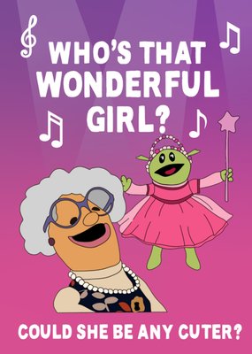 Who's That Wonderful Girl Meme Card