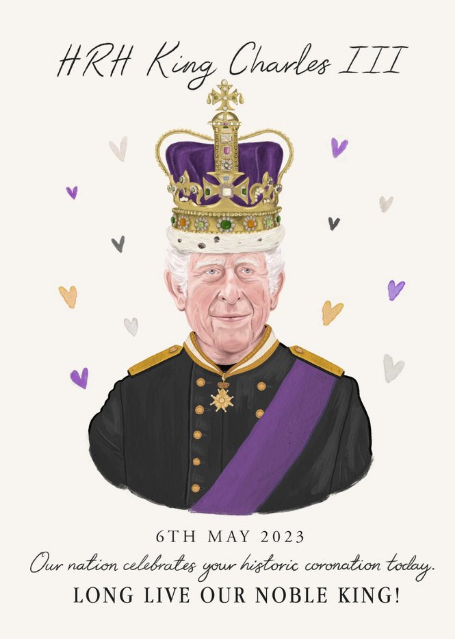 Moonpig Coronation Celebration Card