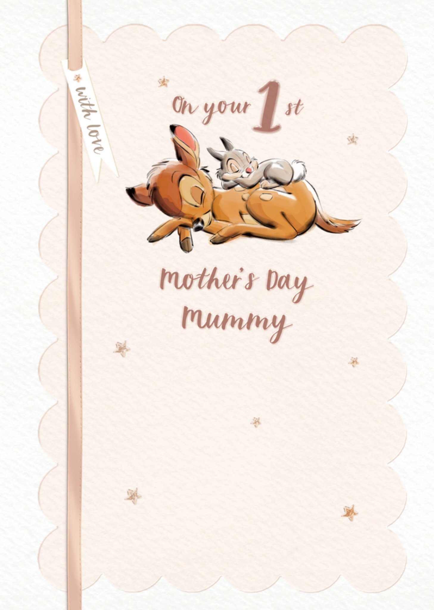 Disney Bambi And Thumper First Mother's Day Mummy Card