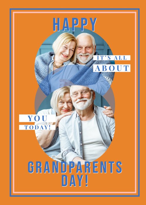 Happy Grandparents Day Photo Upload Card