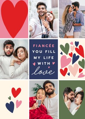 Fill My Life With Love Fancée Photo Upload Valentine's Day Card