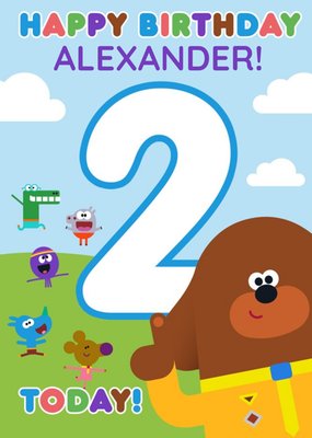 Hey Duggee Kids 2 today Birthday card