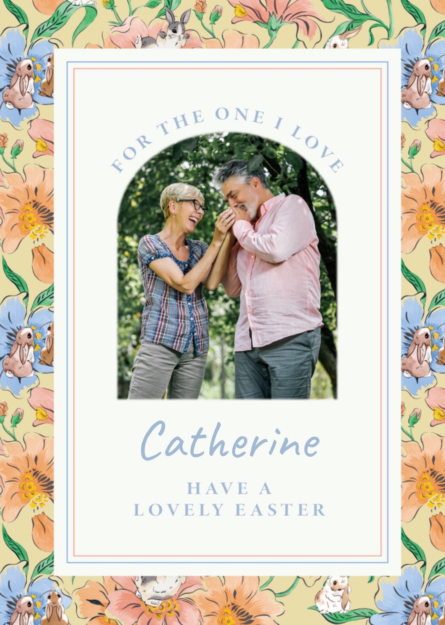 Cath Kidston For The One I Love Photo Upload Easter Card