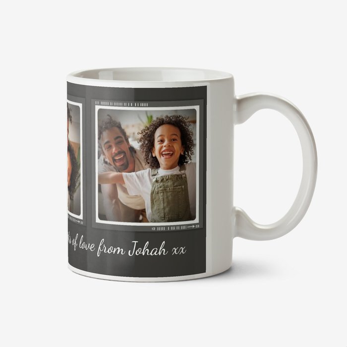 Father's Day Trio Photo Upload Mug