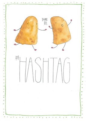 Funny Hashtag Card