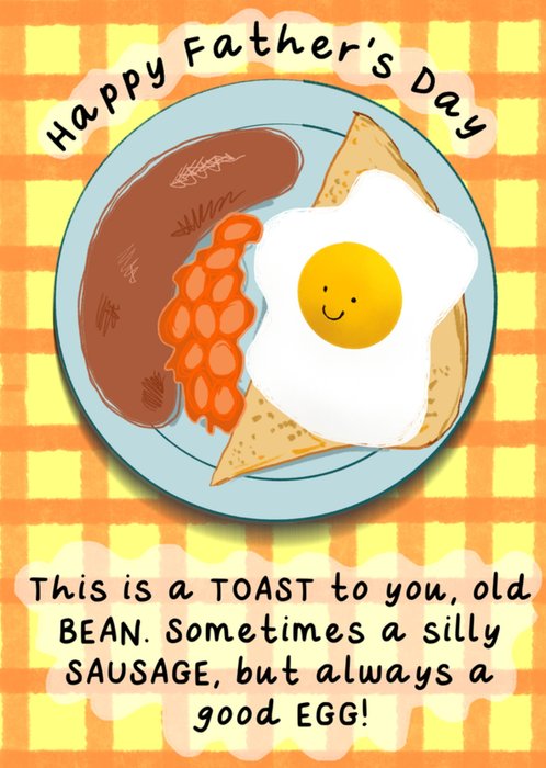 Rosie Johnson Illustrates This Is A Toast To You Happy Father's Day Card