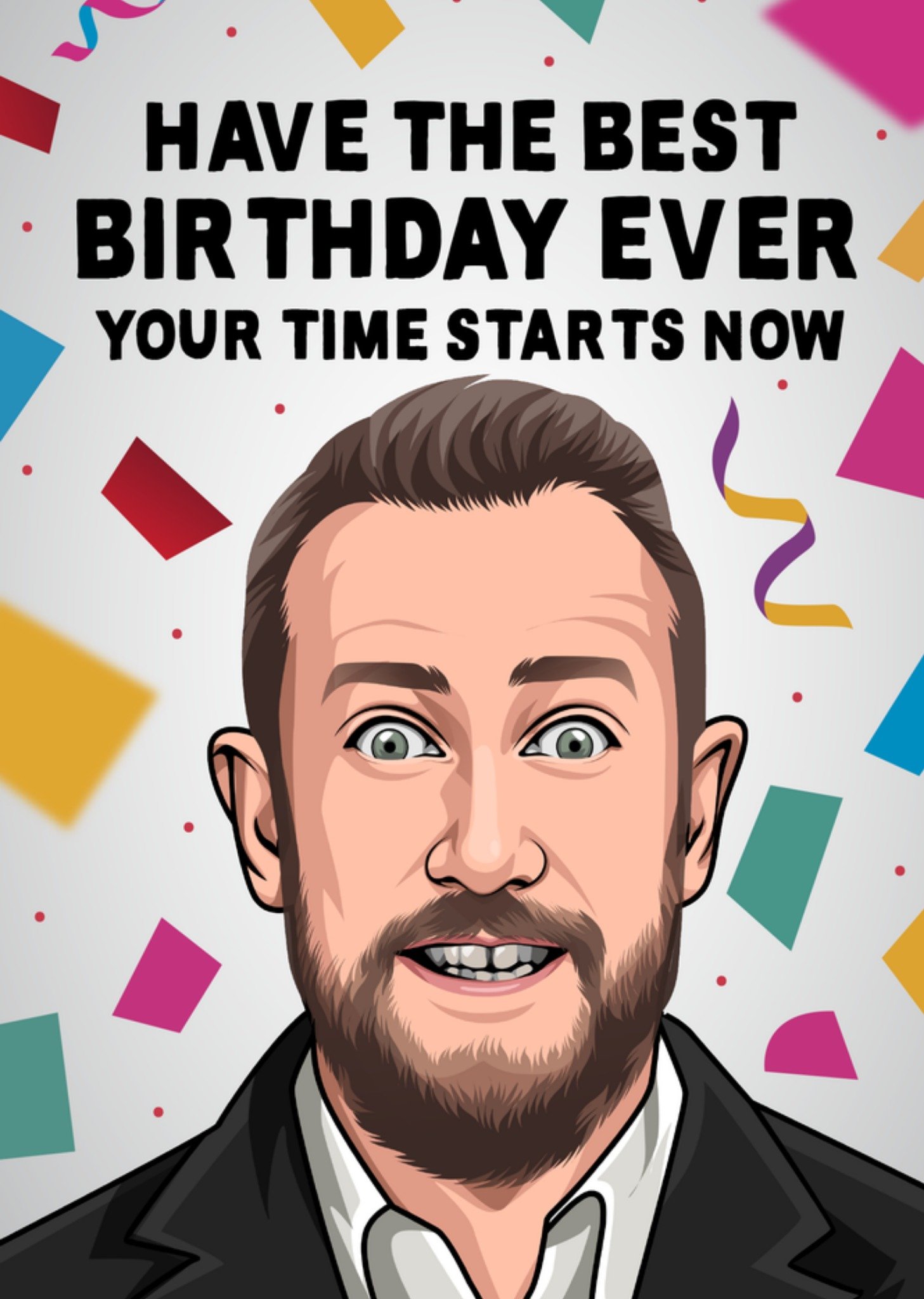 Moonpig Your Time Starts Now Birthday Card