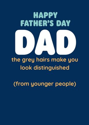 Grey Hairs Funny Father's Day Card