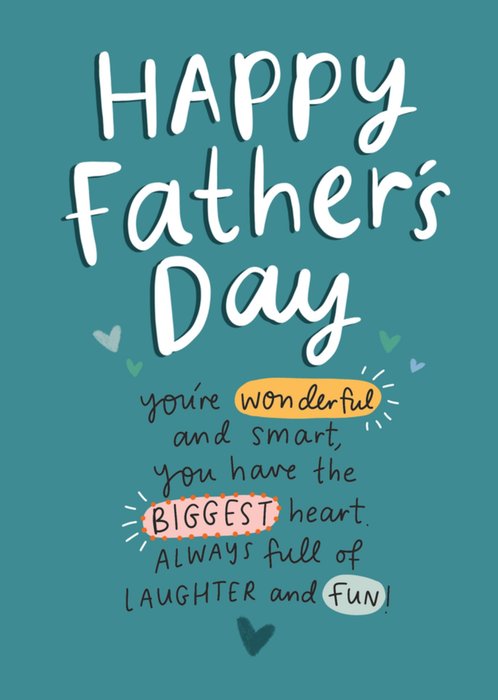 The Happy News Sentimental Verse Father's Day Card