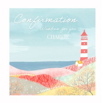 Millicent Venton Illustrated Lighthouse Confirmation Card