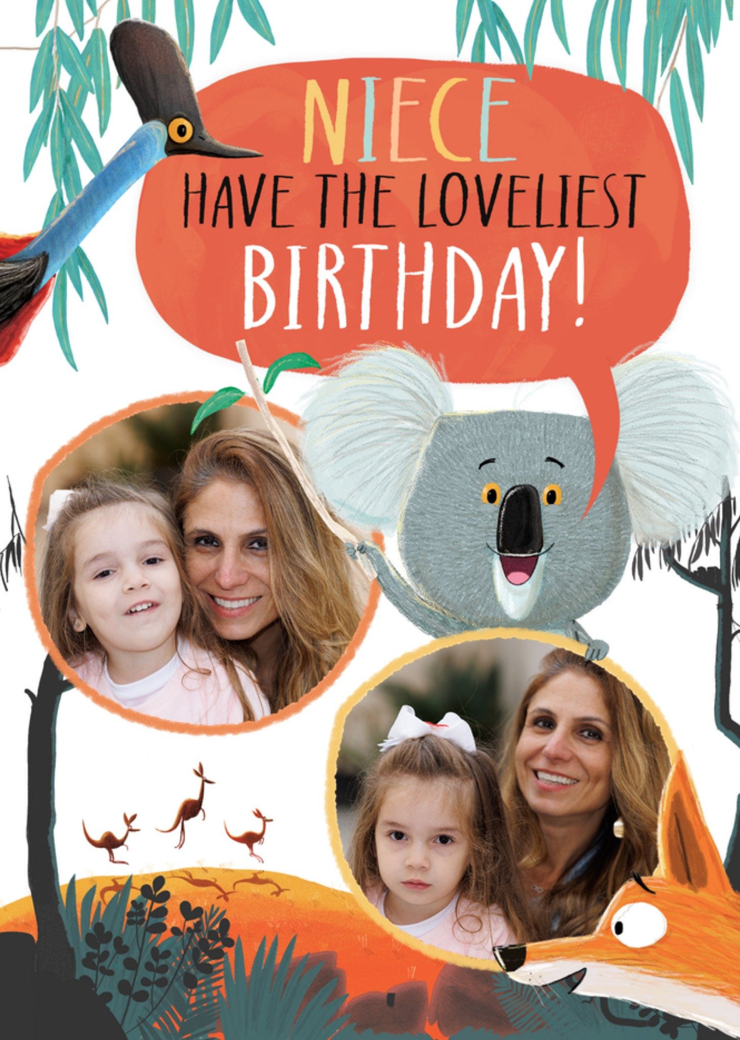 Moonpig Niece Photo Upload Birthday Card