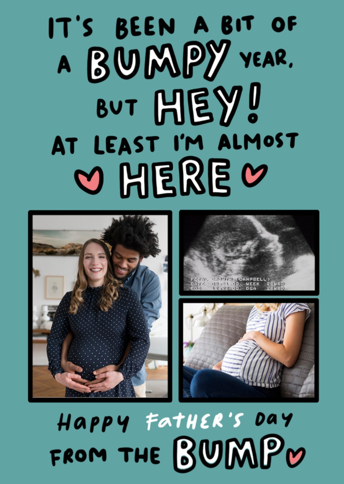 Moonpig Happy Fathers Day From The Bump Card