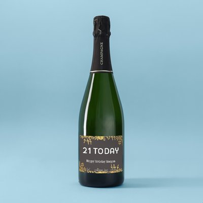 Personalised Birthday Milestone Champagne 75cl