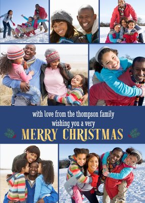 Multi Photo upload Christmas Card