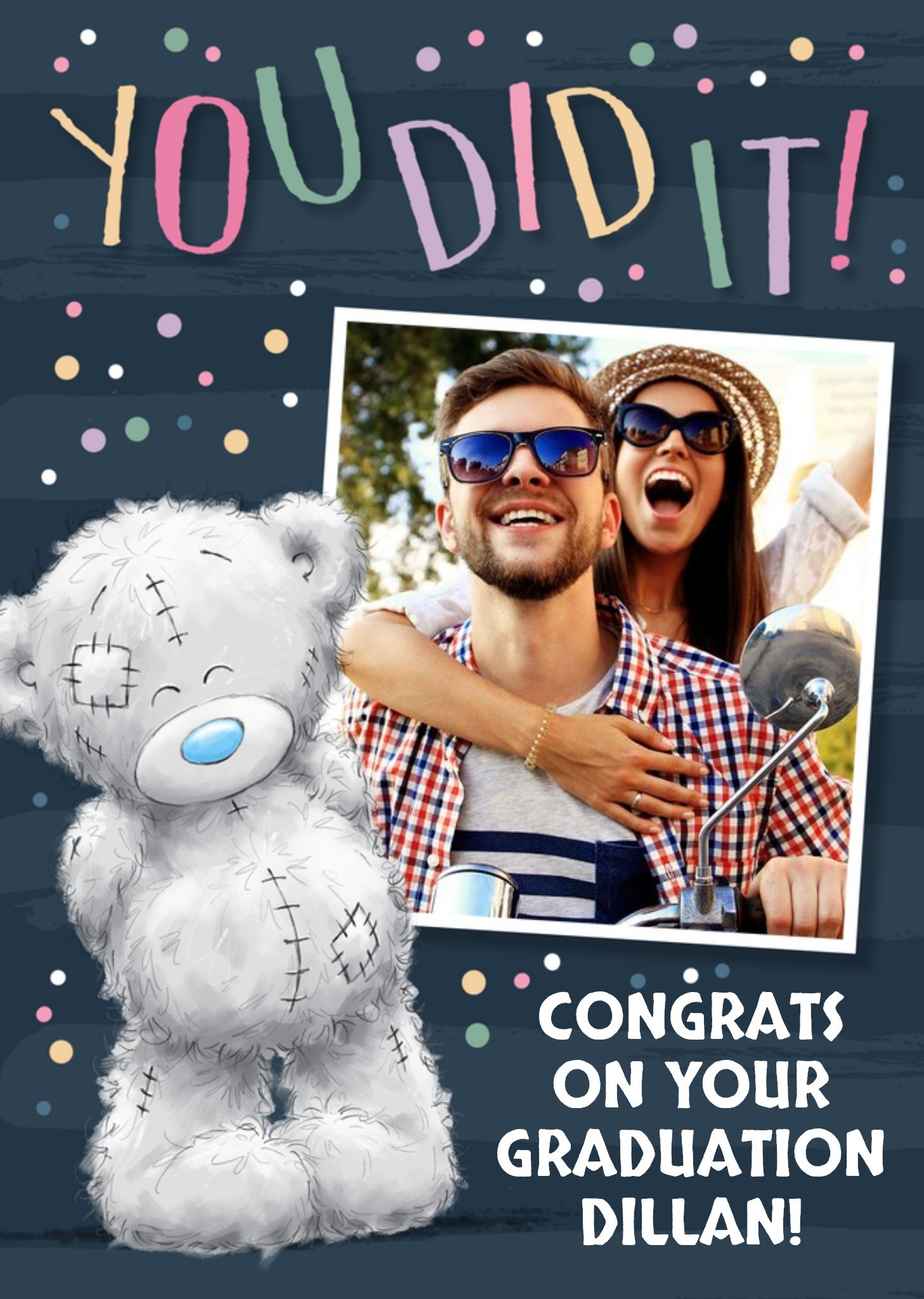 Tiny Tatty Teddy Tatty Teddy You Did It Card