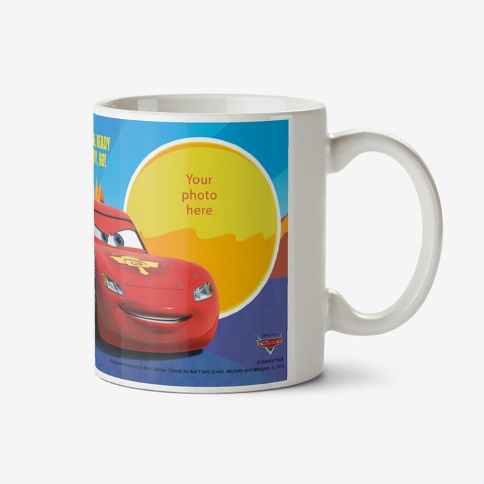 Cars Ready Steady Go Photo Upload Mug