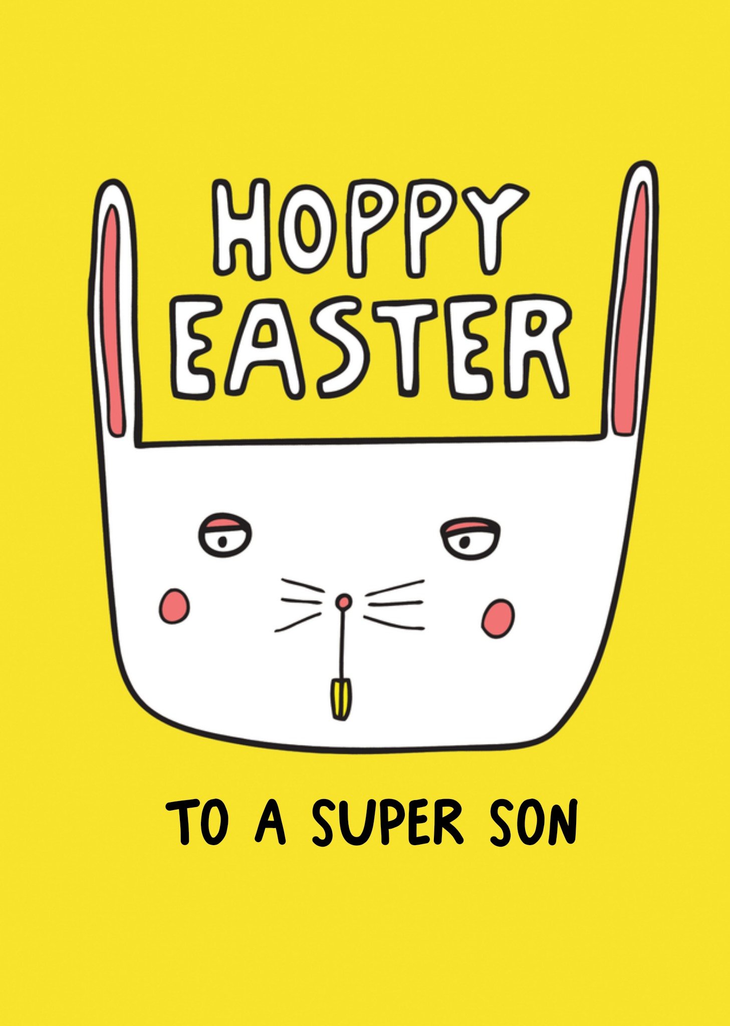 Moonpig Angela Chick Hoppy Easter To A Super Son Easter Card