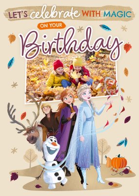 Disney Frozen Photo Upload Birthday Card