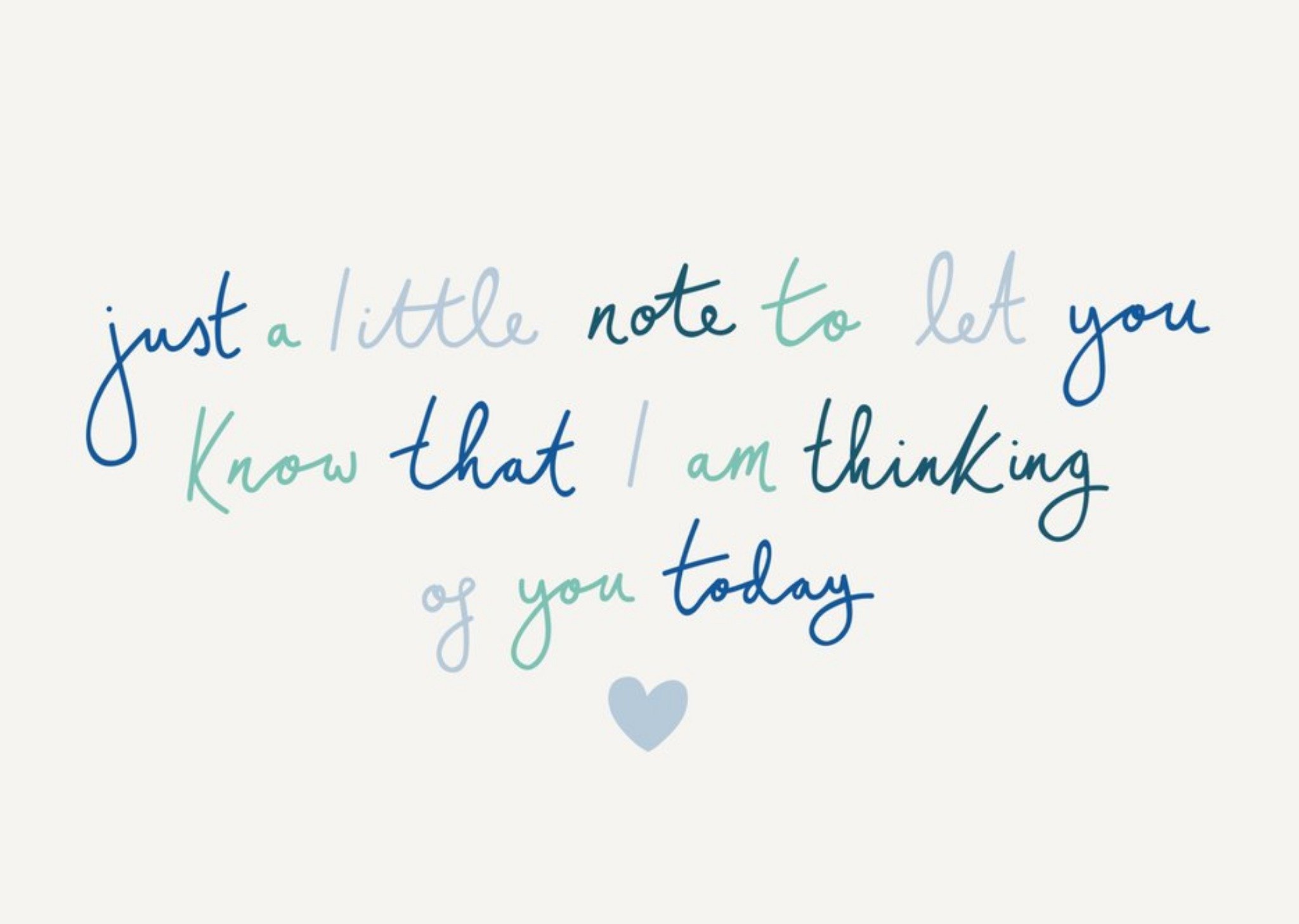 Moonpig Thinking Of You Verse Card