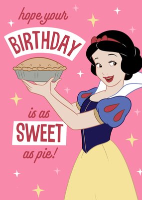 Disney Snow White Sweet as Pie Birthday Card