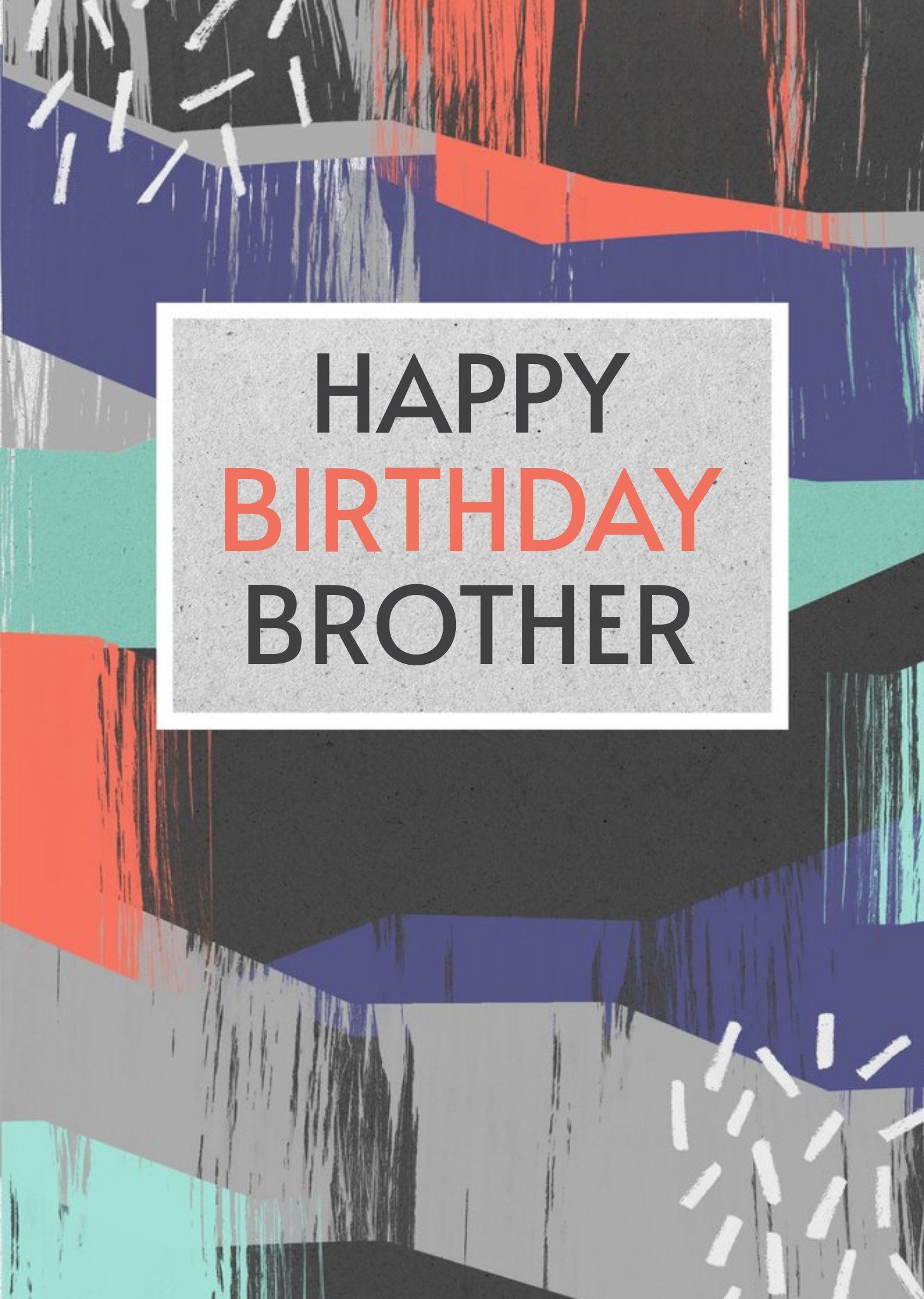 Moonpig Personalised Birthday Card - Brother
