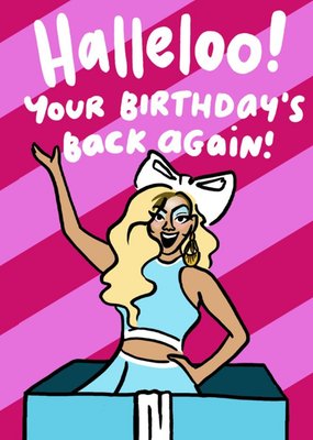 Drag Race Shangela Birthday Card