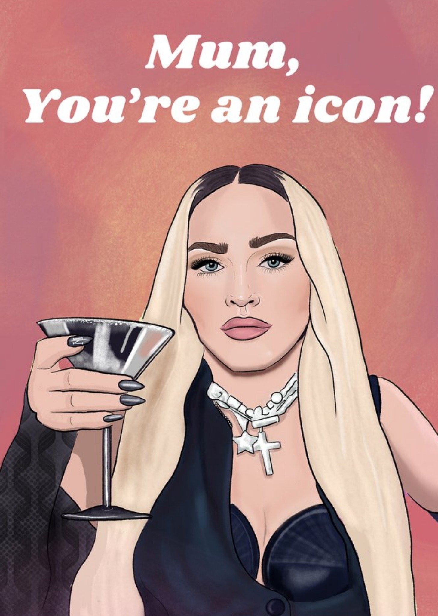 Moonpig Mum, You're An Icon Celebrity Card