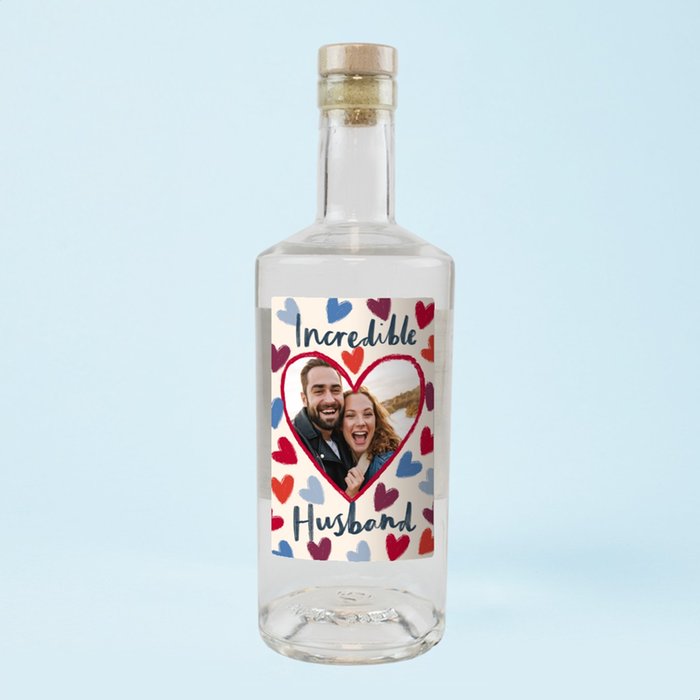 Personalised Incredible Husband Gin 70cl