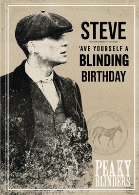 Peaky Blinders Birthday Card Ave Yourself a Blinding Birthday