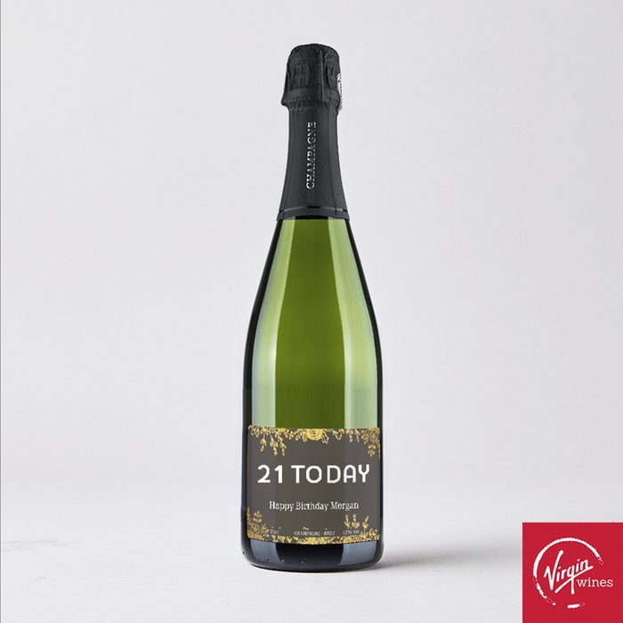 Personalised Birthday Milestone Champagne 75cl