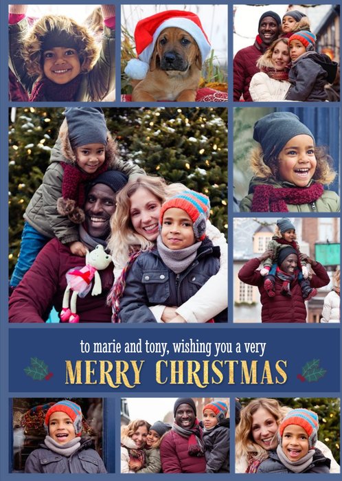 Multi Photo upload Christmas Card