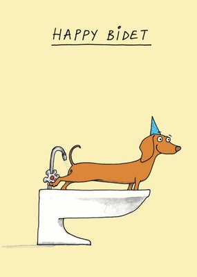 Danny Boy Happy Bidet Card