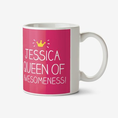 Happy Jackson Queen Of Awesomeness Photo Upload Mug