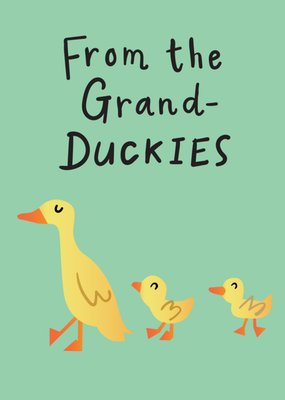 From The Grand Duckies Illustrated Ducks Mother's Day Card