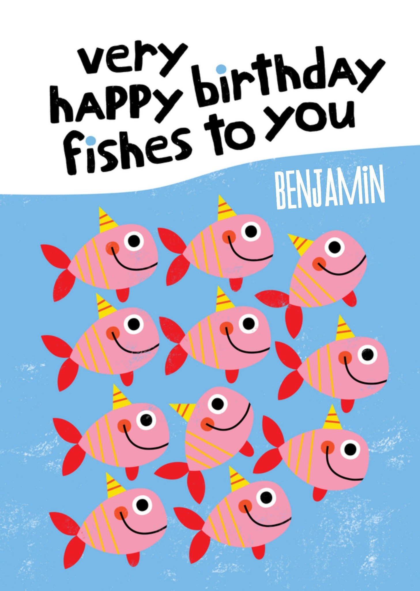 Moonpig Kate Smith Co. Fishes Birthday Card