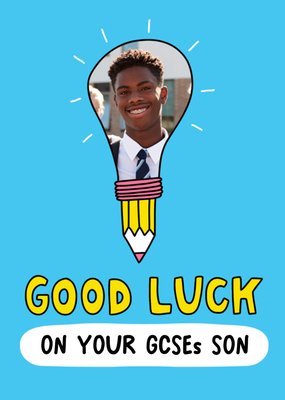 Angela Chick Good Luck On Your GCSEs Son Good Luck Exams Card