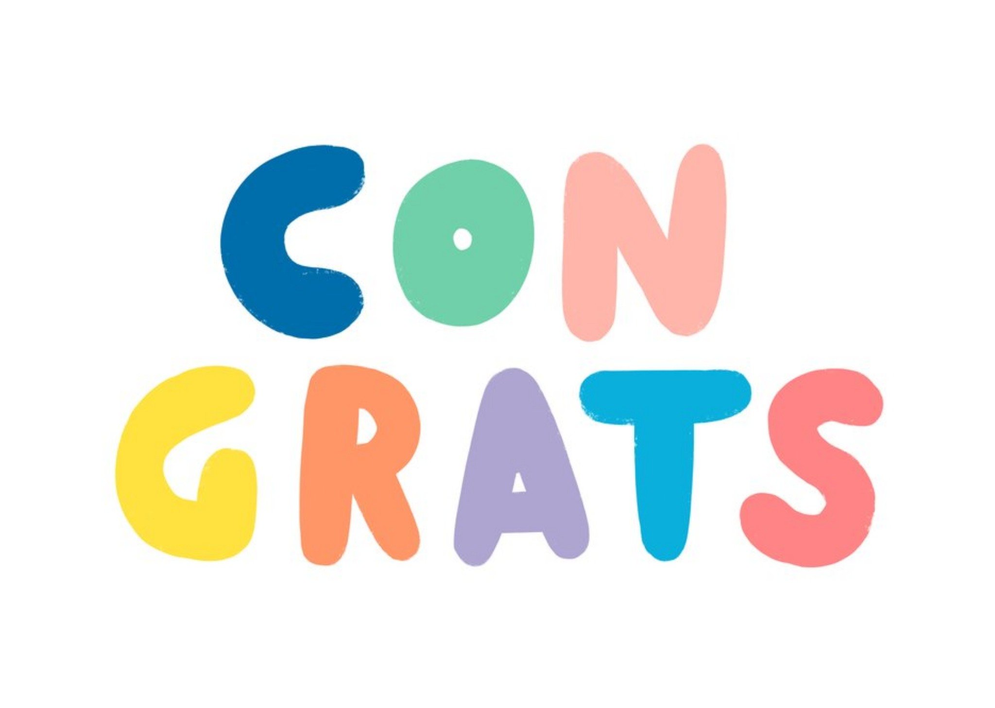 Other Jess Rose Illustration Cute Colourful Congrats Card