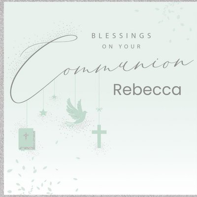 Clintons Blessing On Your Communion Card