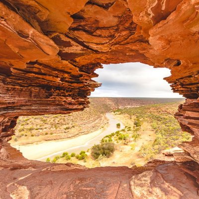 Moonpics Photographic Nature's Window natural rock Card