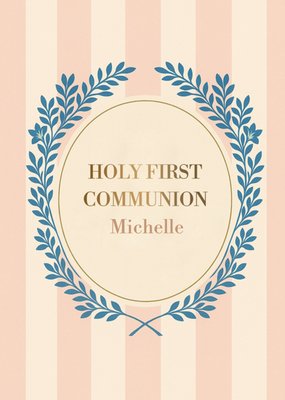 Holy First Communion Illustrated Card