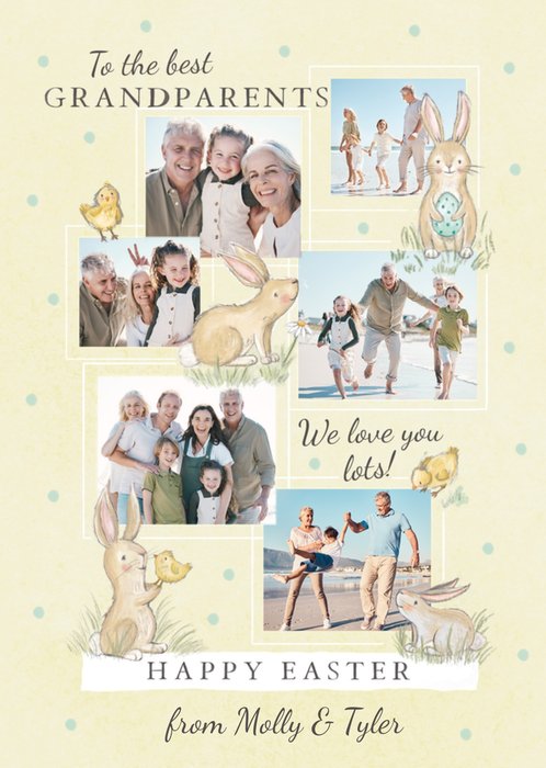 To The Best Grandparents Photo Upload Birthday Card