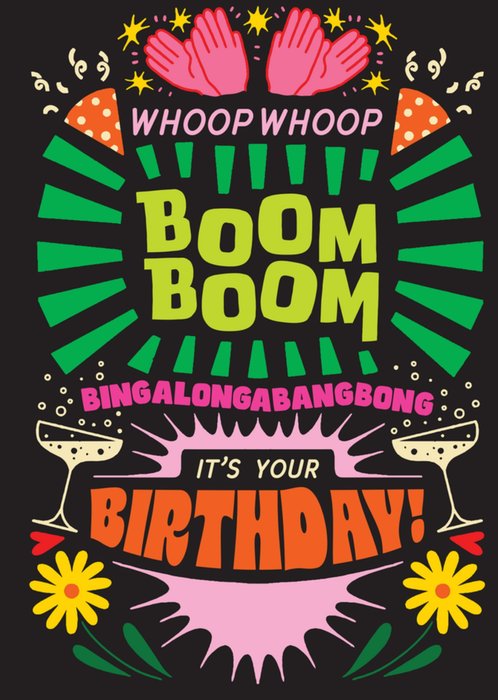 Objectables Boom Boom Birthday Card