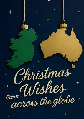 Christmas Wishes From Across The Globe Card