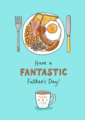 Jenny Seddon Full English Fry Up Have To A Fantastic Father's Day Card