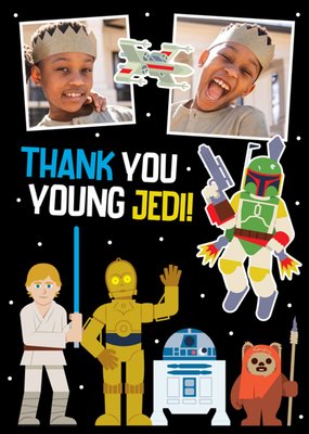 Star Wars Photo Upload Thank You Card