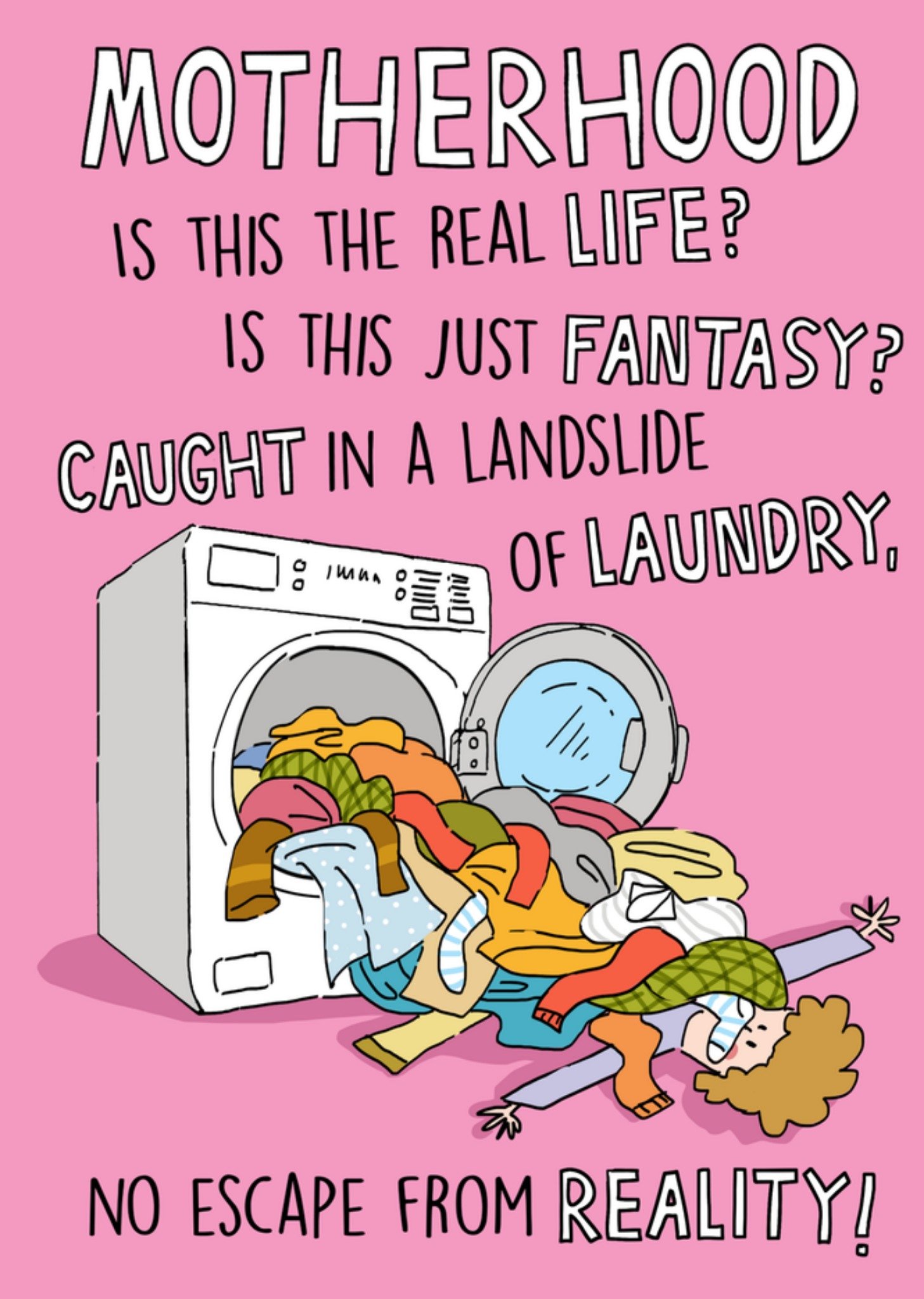 Moonpig Is This The Real Life? Is This Just Fantasy? Mother's Day Card