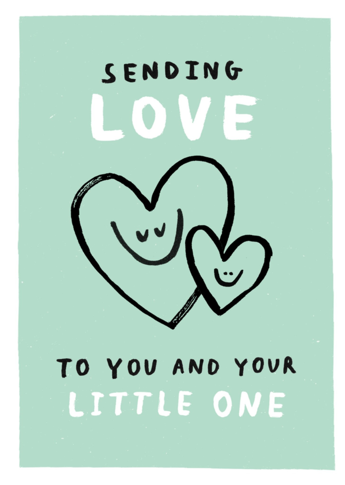 Moonpig Cute Sending Love To You And Your Little One New Baby Card