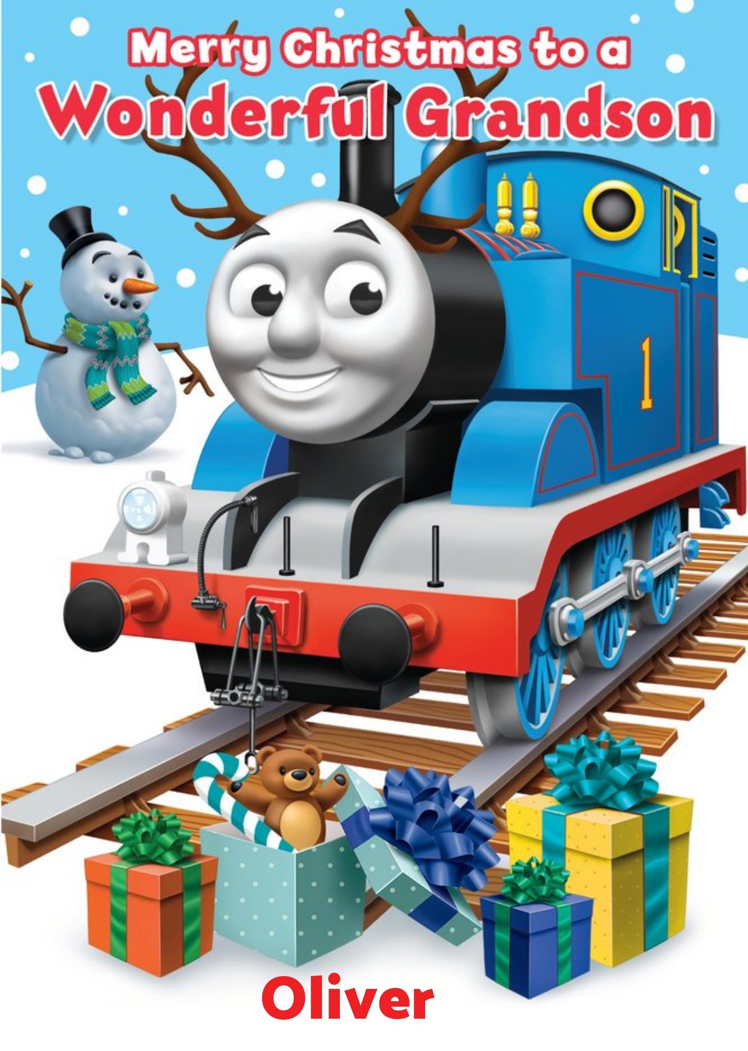 Thomas & Friends Thomas And Friends Wonderful Grandson Christmas Card