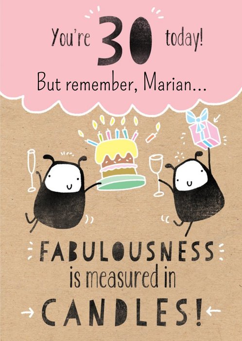 Deeply Sheeply 30th Birthday Card