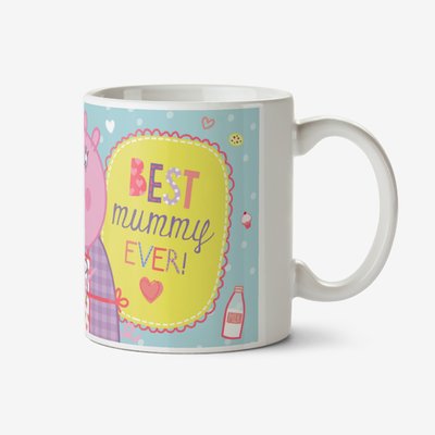 Peppa Pig Best Mummy Ever Photo Upload Mug